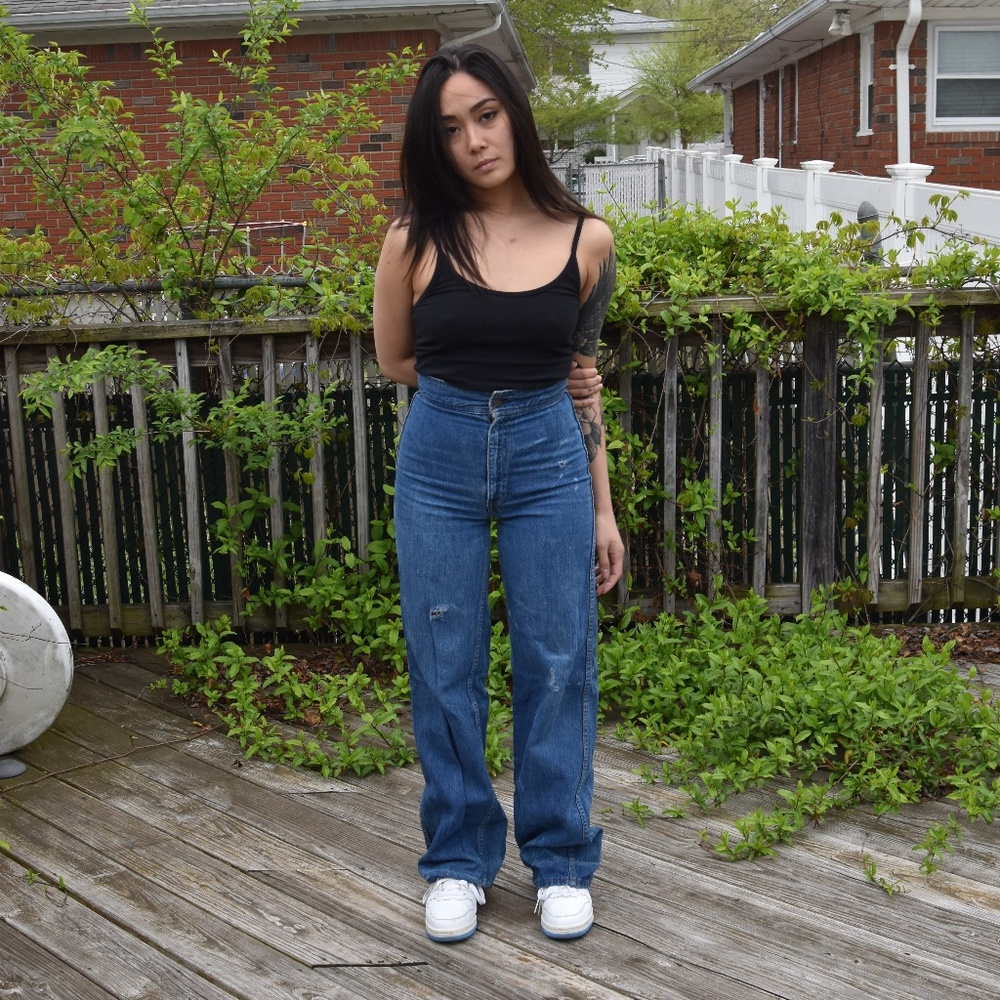 ❌SOLD❌1970s Levi Strauss High Waisted Jeans - Picture 5 of 6